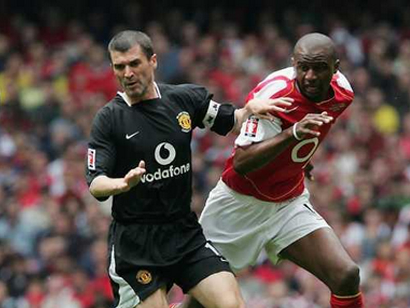 คลิปแมนยู Roy Keane vs Patrick Vieira !